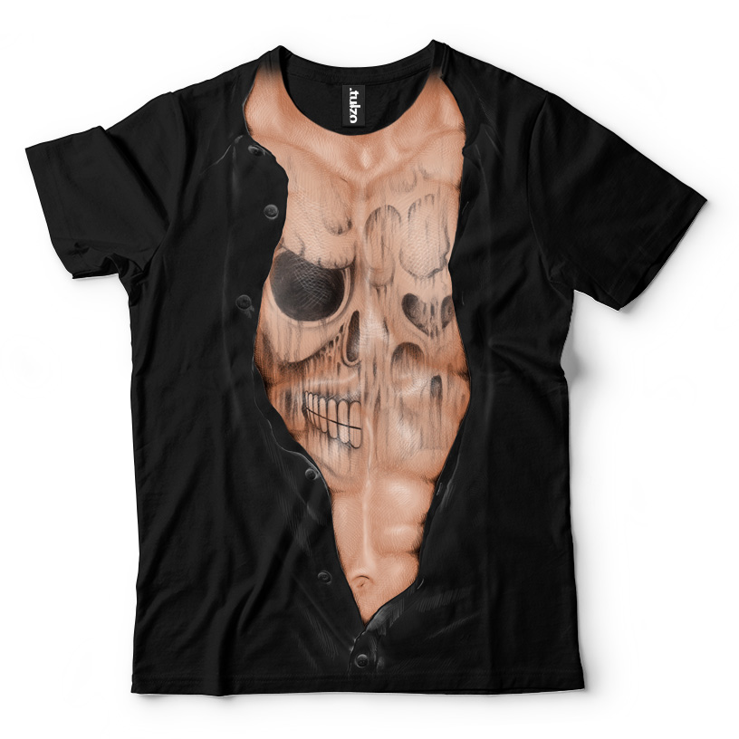 Shirt chest skull - Tulzo